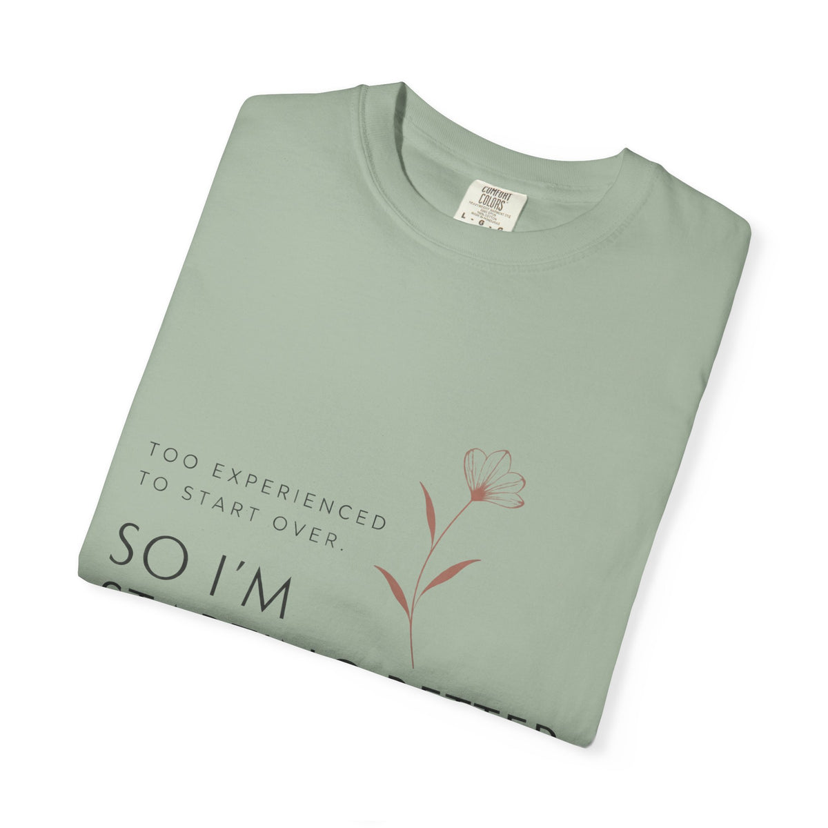Too Experienced to Start Over. So I'm Starting Better | Graphic T-Shirt
