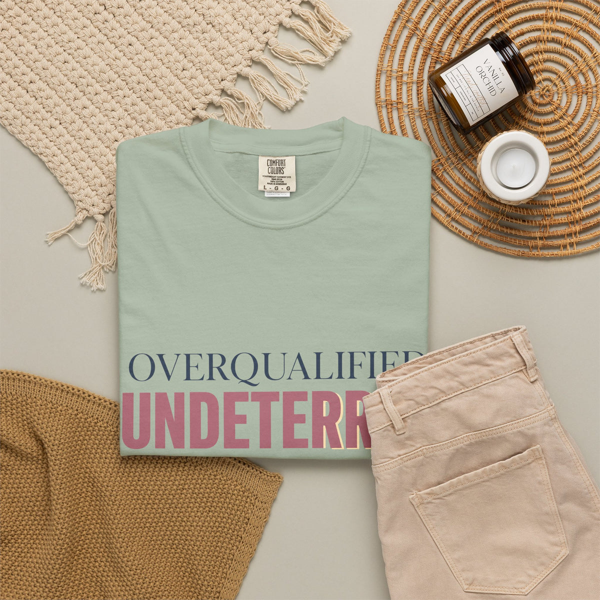 Overqualified. Undeterred. | Graphic T-Shirt