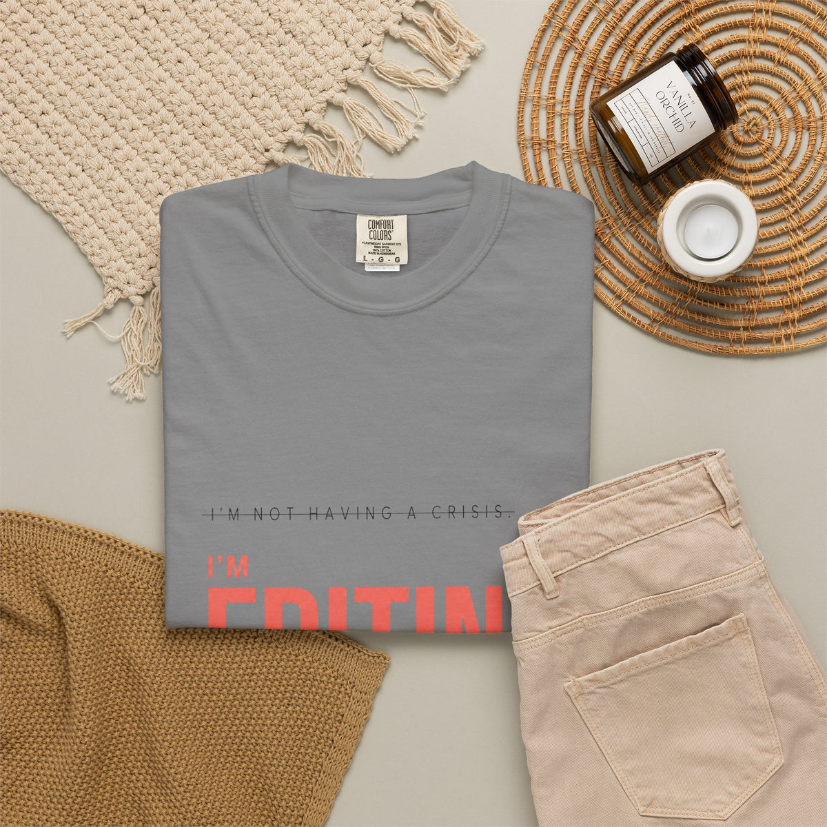 I'm Not Having a Crisis. I'm Editing. | Graphic T-Shirt