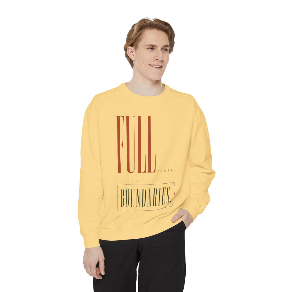 Full Plate. Clear Boundaries. | Sweatshirt